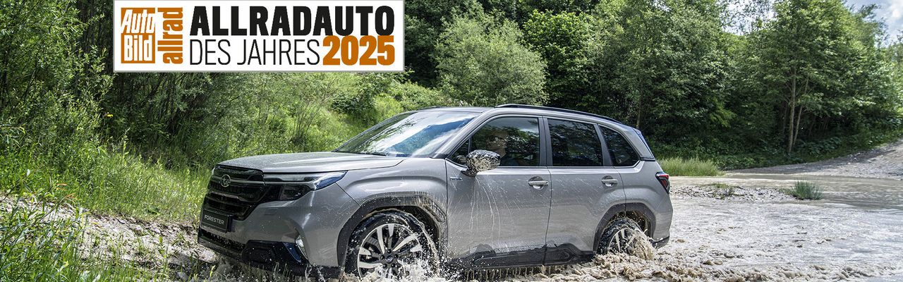 Subaru Forester AUTO BILD Allradauto des Jahres 2025 Subaru Forester ist „Allrad-Auto des Jahres 2025“