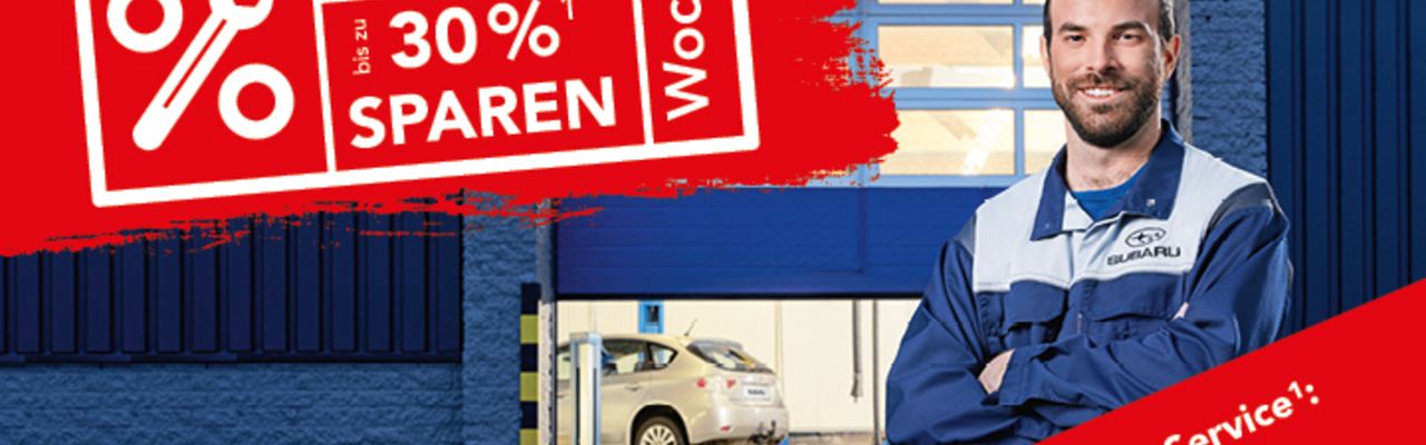 Subaru legt Entlastungspaket auf: Attraktive Angebote in den Service-Wochen 