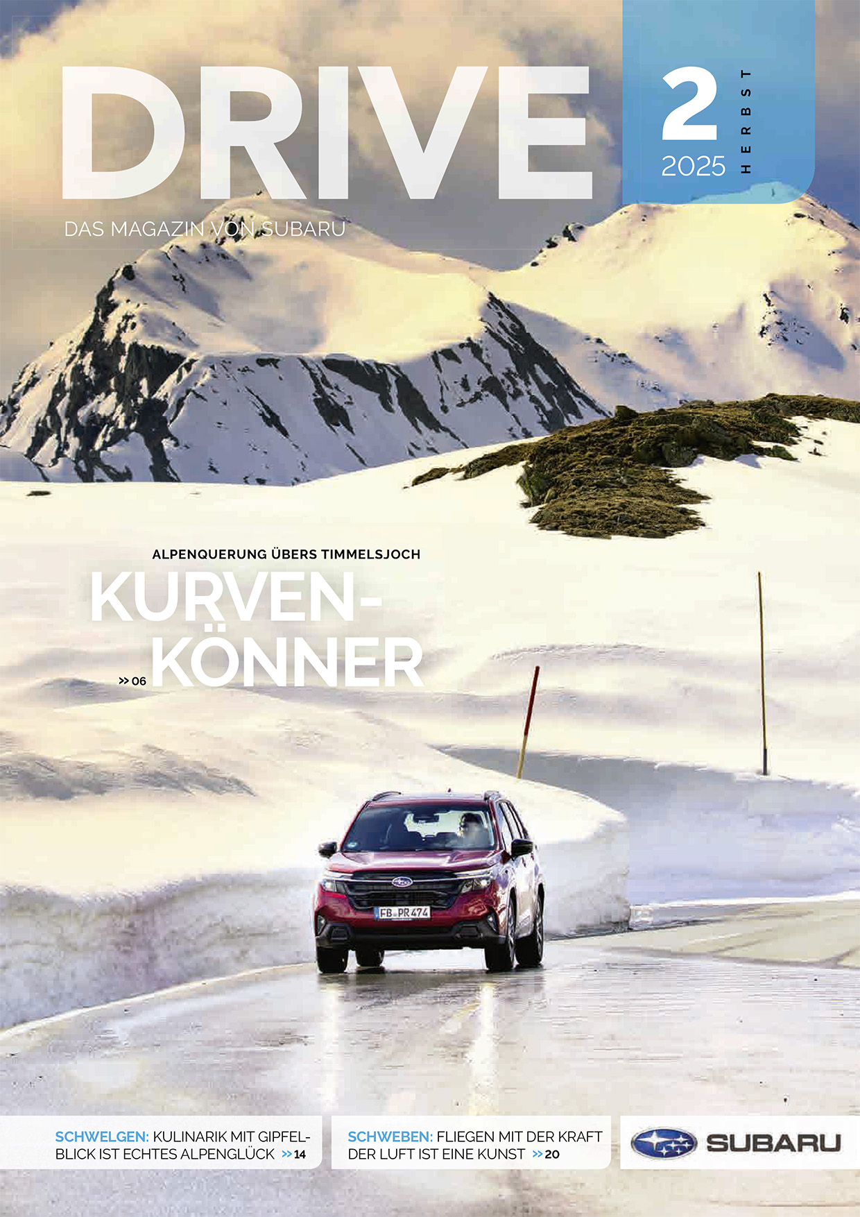 Subaru Magazin DRIVE Cover Ausgabe 2 2025